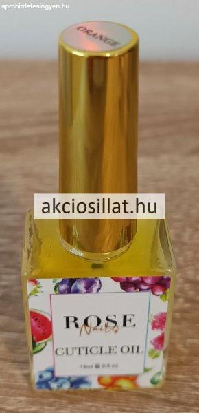 Rose Nails Cuticle Oil Orange Narancs illatú körömágy olaj 15ml