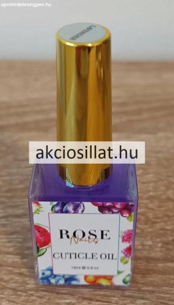 Rose Nails Cuticle Oil Lavender Levendula illatú körömágy olaj 15ml