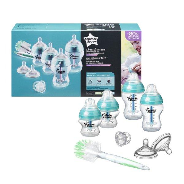 Tommee Tippee Advenced anti colic újszülött cumisüveg kezdő szett türkiz