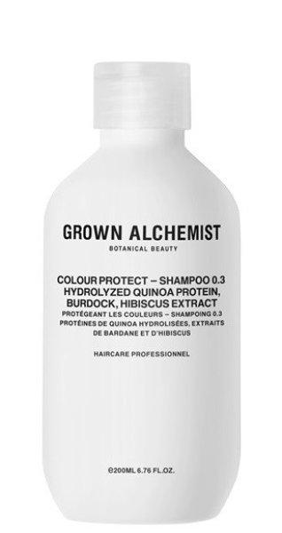 Grown Alchemist Sampon festett hajra Hydrolyzed Quinoa Protein, Burdock,
Hibiscus Extract (Colour Protect Shampoo) 500 ml