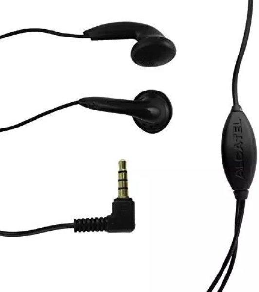 Alcatel CCB3160A15C4 / CCB005A10C1 fekete 3,5mm jack gyári sztereo headset