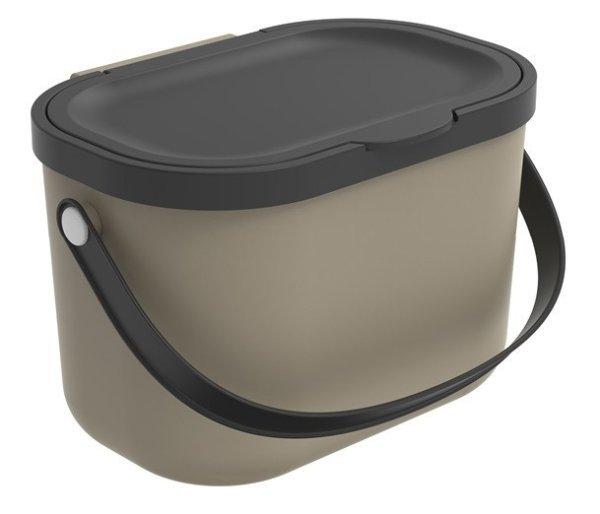 ROTHO Albula konyhai műanyag tároló doboz, 3,2 literes - cappuccino