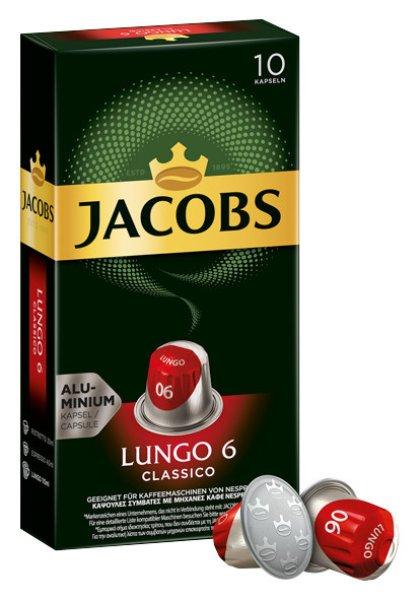 Jacobs NCC Lungo 6 Classico kapszula 10db 52g