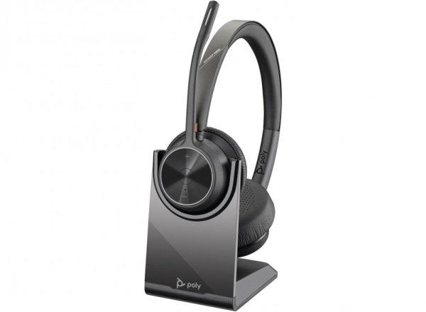 Poly Plantronics Voyager 4320 USB-C Bluetooth Headset +BT700 dongle +Charging
Stand Black