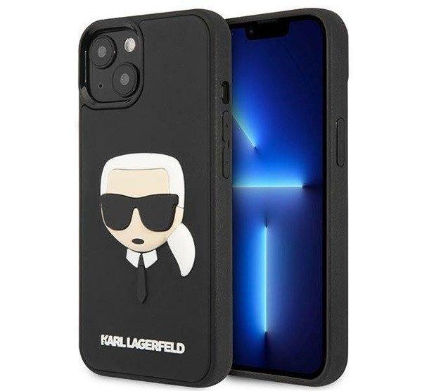 Karl Lagerfeld 3D Rubber Karl's Head Apple iPhone 14 Plus hátlap tok,
fekete