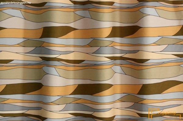 (2 szín) Sahara sivatag mintás dekor függöny-Cappucino-bézs