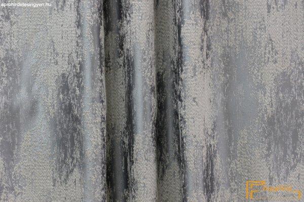 (9 szín) Rodolfo Kőmintás zsenilia dekor függöny-Ezüst-antracit
