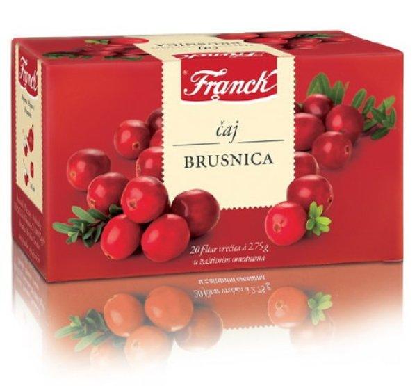 Franck tea vörös áfonya 20x2,75 g 55 g
