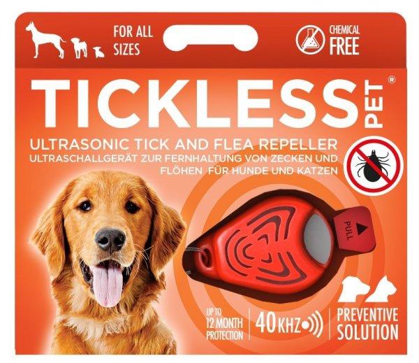 TickLess Pet ultrahangos kullancs- és bolhariasztó - narancs