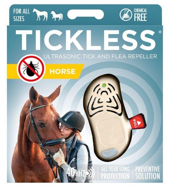 Tickless HORSE Beige hordozható kullancsriasztó készülék emberek és lovak
számára