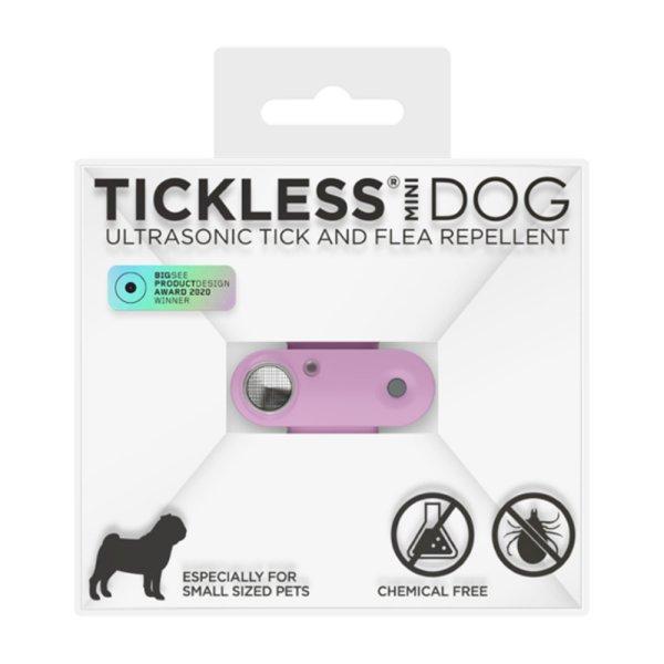 Tickless MINI Dog Lila tölthető ultrahangos kullancs és bolhariasztó kutyák
számára