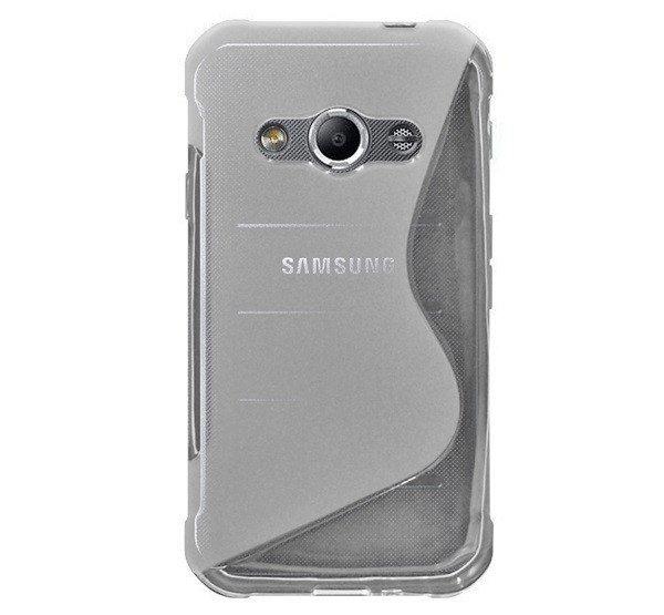 Szilikon telefonvédő (S-line) ÁTLÁTSZÓ Samsung Galaxy Xcover 3 (SM-G388)