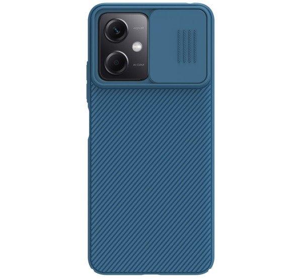 NILLKIN CAMSHIELD műanyag telefonvédő (szilikon keret, közepesen
ütésálló, kamera védelem, csíkos) SÖTÉTKÉK Xiaomi Poco X5 5G