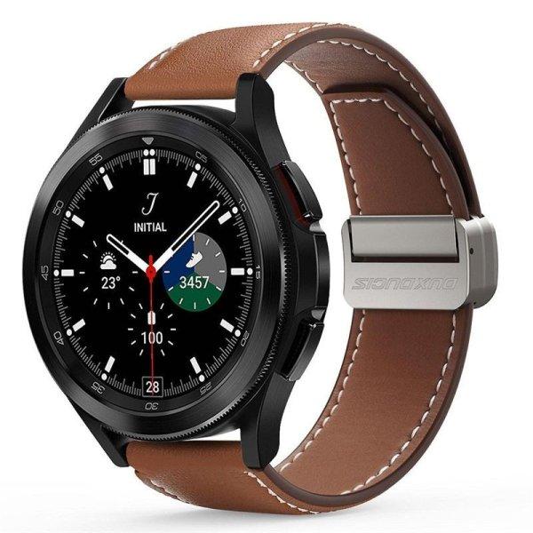 DUX DUCIS YA - valódi bőr szíj Samsung Galaxy Watch / Huawei Watch / Honor
Watch (22mm-es szíj) barna