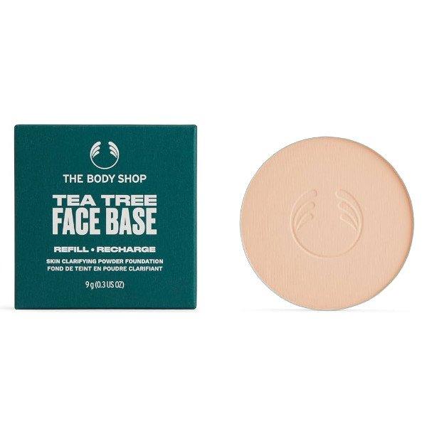 The Body Shop Csere utántöltő kompakt púderhez Tea Tree
Face Base (Skin Clarifying Powder Foundation Recharge) 9 g 2N Medium