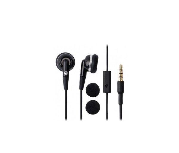 Motorola SJYN0234B fekete 3,5mm jack gyári sztereo headset