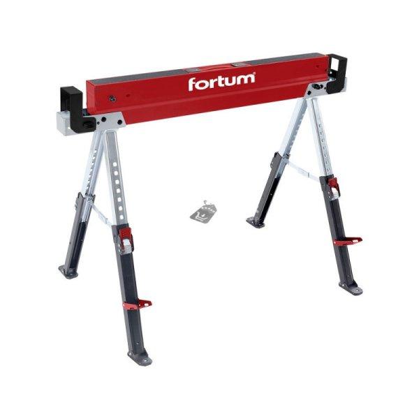 FORTUM asztalosbak/fűrészbak állítható, összecsukható; 615 - 820 mm, max.
terhelés: 590 kg, saját tömeg: 13 kg