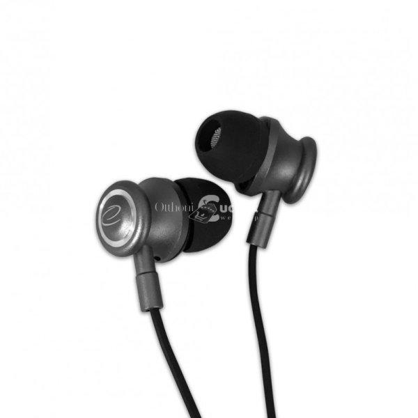 Esperanza EH206K fém fülhallgató mikrofonnal - fekete - EH206K