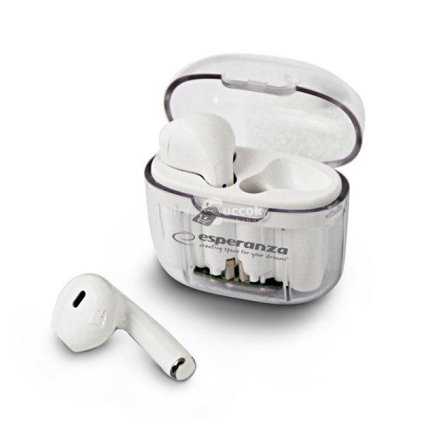 Esperanza vezeték nélküli Bluetooth fülhallgatók - kék, True Wireless
Stereo (TWS) technológiával, Anthé designnal - EH237W