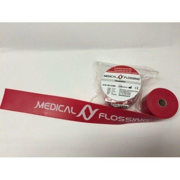 MEDICAL FLOSSING Gumiszalag 2,13 m x 5 cm 1,5 mm piros (flossing szalag)