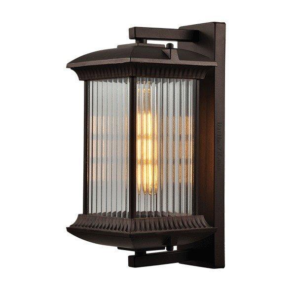 ALAN GARDEN WALL LAMP BLACK, IP54 96ALAN1W/BL