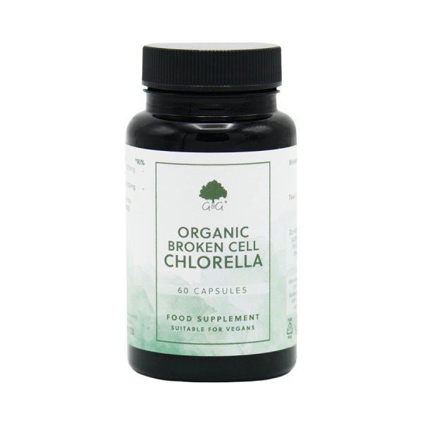 Chlorella Alga (törött sejtfalú és organikus) 60 kapszula - G&G