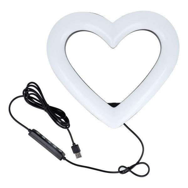 Led RING / Heart Stream RGB lámpa 10 hüvelykes tartó mobil + állvány
JM26-10