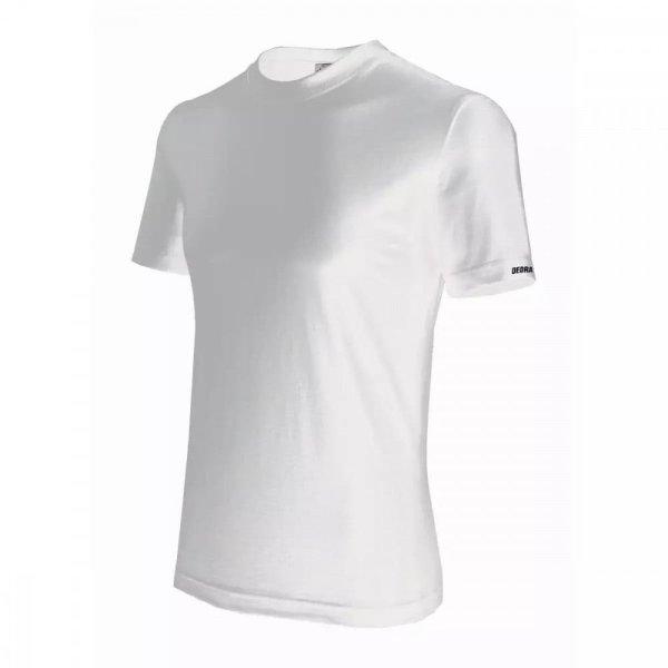 DEDRA Férfi rövid ujjú póló XL, fehér, 100% pamut