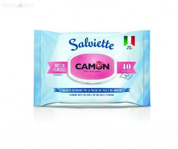Camon Salviette 40db (30x20cm) törlőkendő virágszellő illattal (Brezza
Florale)
