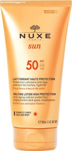 Nuxe Fényvédő tej testre és arcra SPF 50 Sun (Melting
Lotion High Protection) 150 ml