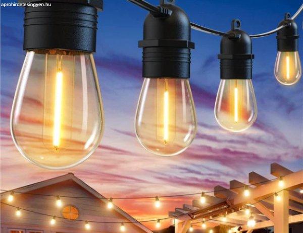 MasterLED Girlanda napelemes 10 LED-es  10 m hosszúságú fényfüzér
távirányítóval