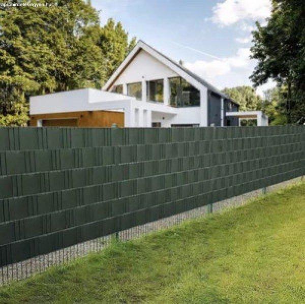 Belátásgátló kerítésszalag, 19cmx35m 450g/m2 zöld 23699