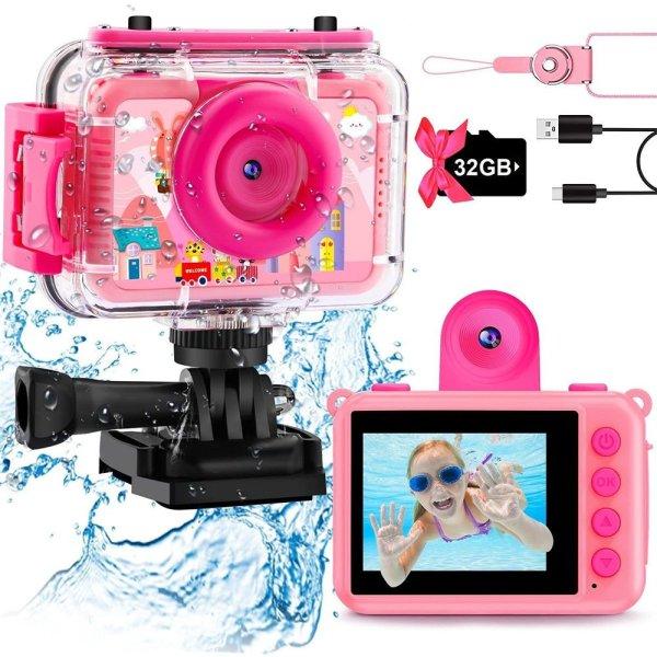 BlackBird Gyerek Kamera és Digitális Fényképezőgép vízálló Pink