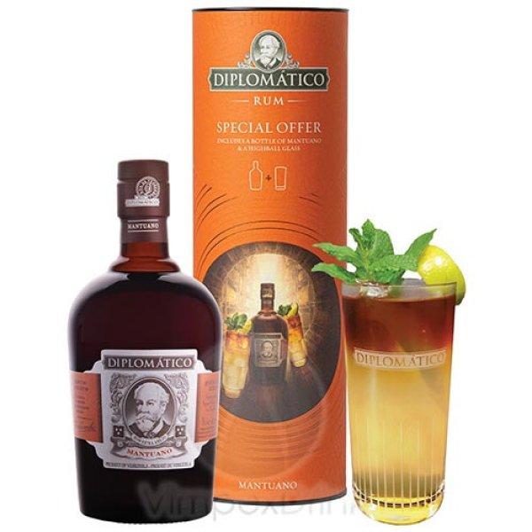 Diplomatico Mantuano Rum 40% 0,7l+PO