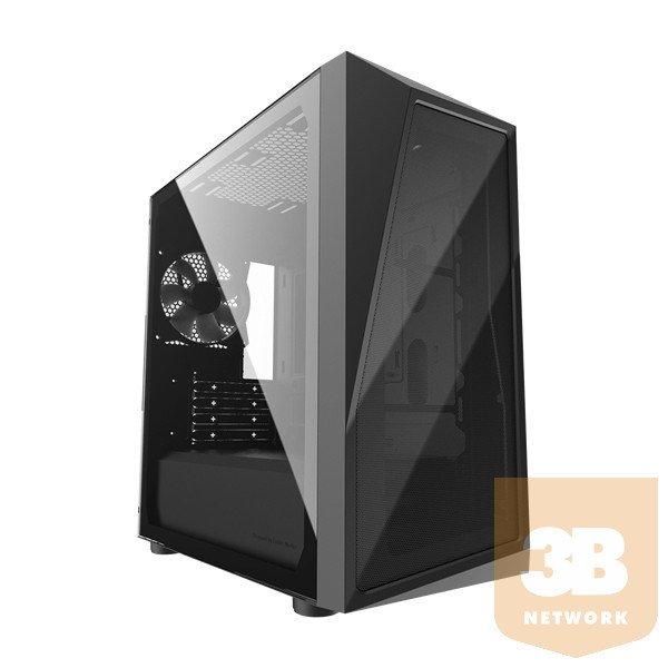 COOLER MASTER Ház Mini Tower ATX CMP 320L Tápegység nélkül, Üvegfalú,
Fekete