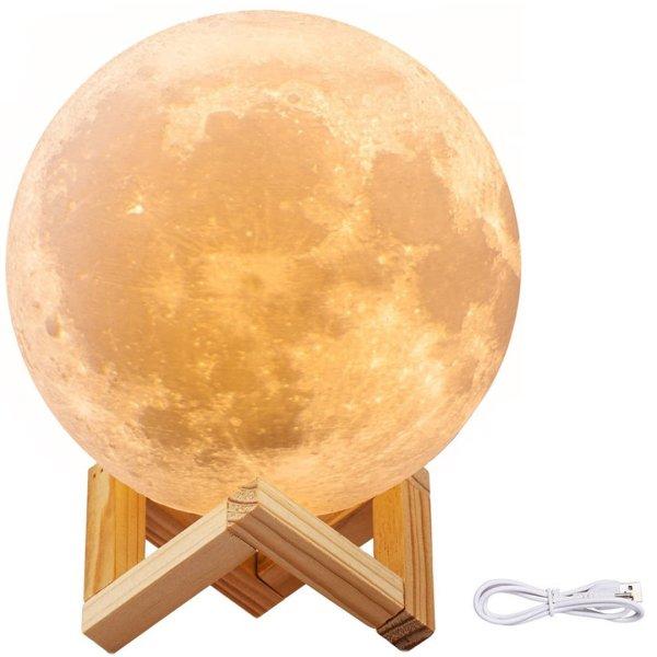 3D Hold alakú éjszakai lámpa