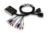 ATEN CS682 KVM Switch 2PC USB DVI + kbel