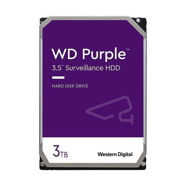 Western Digital Belső HDD 3.5" 3TB - WD33PURZ (5400rpm, 256MB puffer,
SATA3 - Purple (biztonságtechnikai rögzítőkbe is))