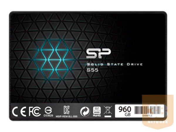 SILICONPOW SP960GBSS3S55S25 Silicon Power SSD Slim S55 960GB 2.5, SATA III
6GB/s, 560/530 MB/s, 7mm