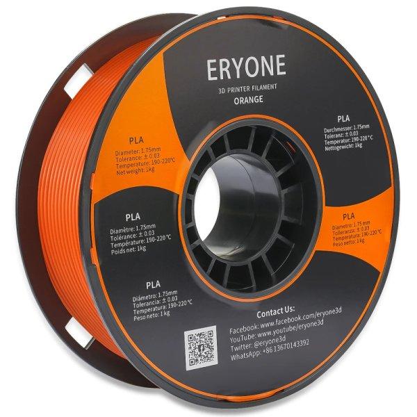 Eryone Standard PLA narancs (orange) 3D nyomtató Filament 1.75mm, 1kg/tekercs