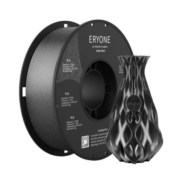 Eryone Galaxy PLA csillám fekete (galaxy black) 3D nyomtató Filament 1.75mm,
1kg/tekercs