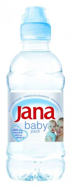 Jana baby pack szénsavmentes ásványvíz sportkupak 330 ml