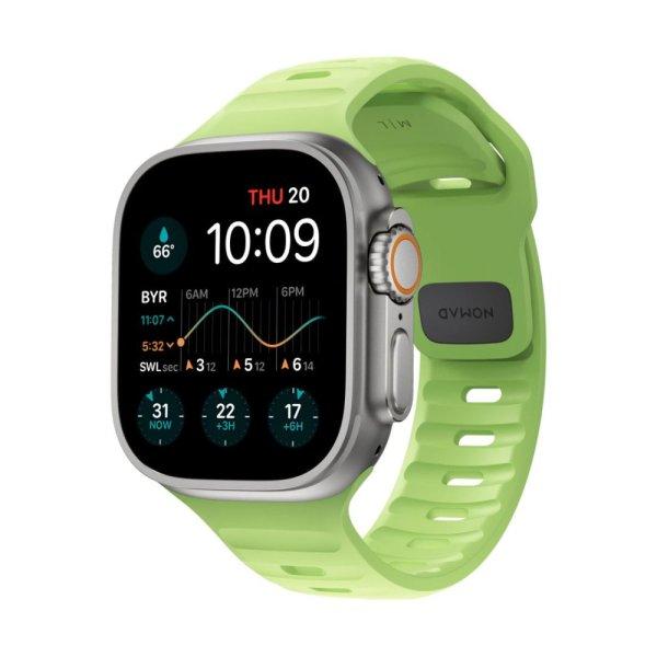 Nomad Sport Strap Apple Watch Ultra 2/1 (49mm) 9/8/7 (45mm)/6/SE/5/4
(44mm)/3/2/1 (42mm) Glow