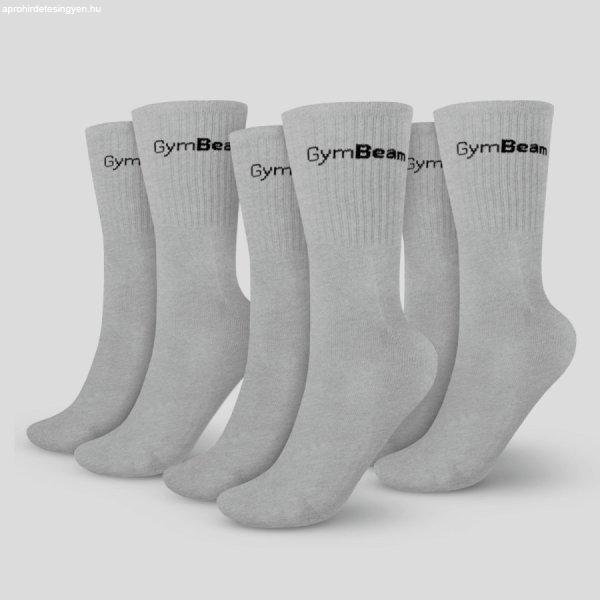 GymBeam 3/4 Socks 3Pack zokni szürke