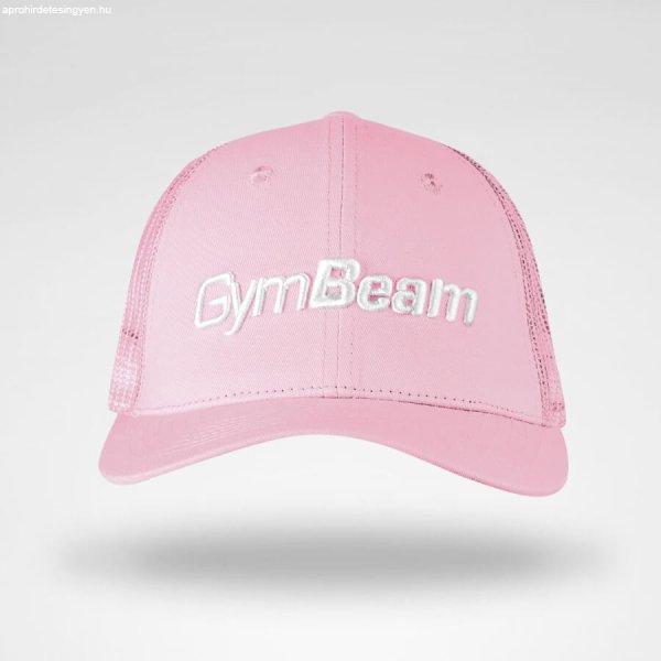 GymBeam Mesh Panel Cap babarózsaszín baseball sapka