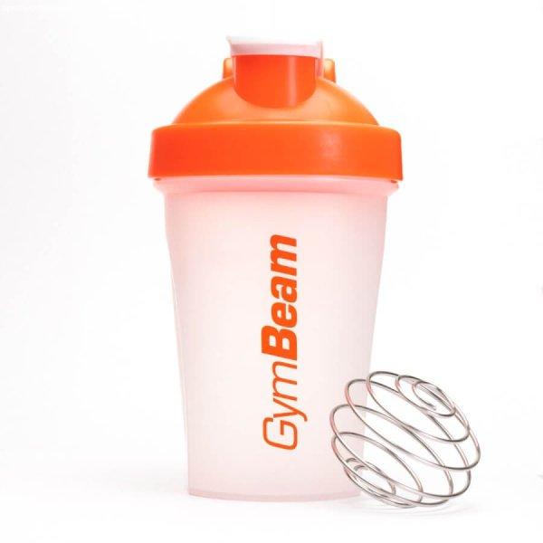 GymBeam Shaker Blend Bottle átlátszó-narancssárga 400ml