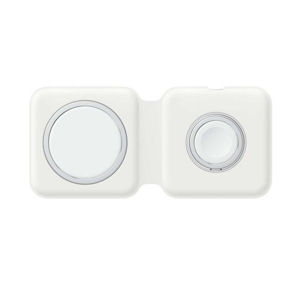 Apple MagSafe Duo Charger Headset, Okostelefon, Okosóra Fehér USB Vezeték
nélkül tölthető Beltéri