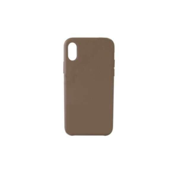 Apple iPhone 7 Plus / 8 Plus, Műanyag hátlap védőtok, bőrbevonattal, gyári
jellegű, bézs (PSPM020867)
