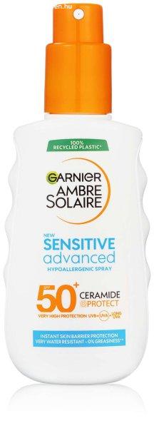 Garnier Ambre Solaire Sensitive Advanced Spray, nagyon magas fényvédelem,
világos, érzékeny bőrre SPF 50+ 150ml