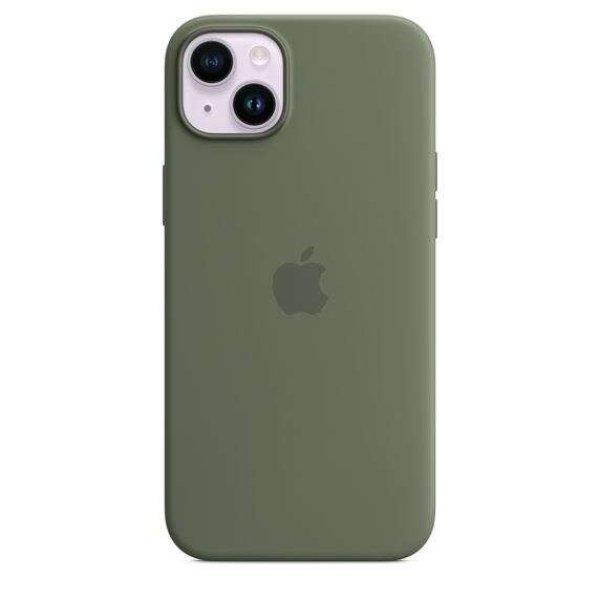 Apple MagSafe-rögzítésű iPhone 14 Plus szilikontok olívazöld (MQUD3ZM/A)
(MQUD3ZM/A)